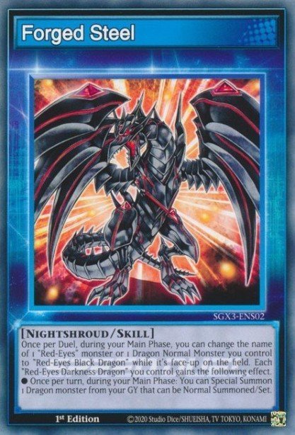 Forged Steel Yu-Gi-Oh card