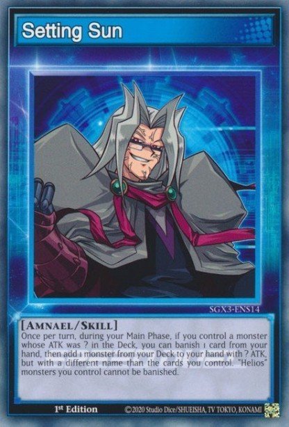 Setting Sun Yu-Gi-Oh card