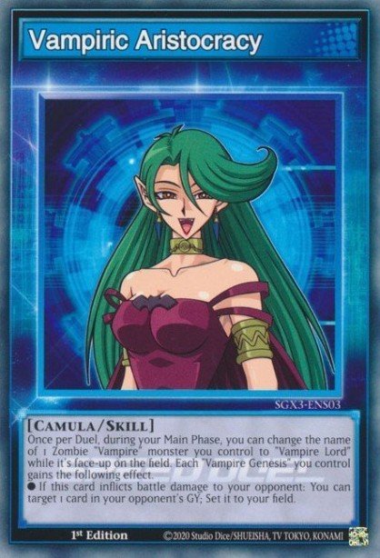 Vampiric Aristocracy Yu-Gi-Oh card