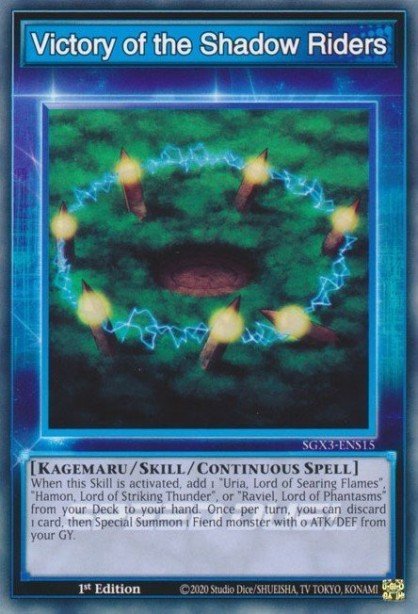 Victory of the Shadow Riders Yu-Gi-Oh card