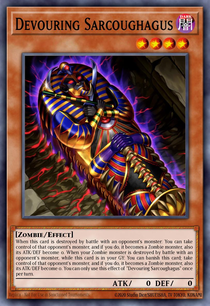 Devouring Sarcoughagus Yu-Gi-Oh card