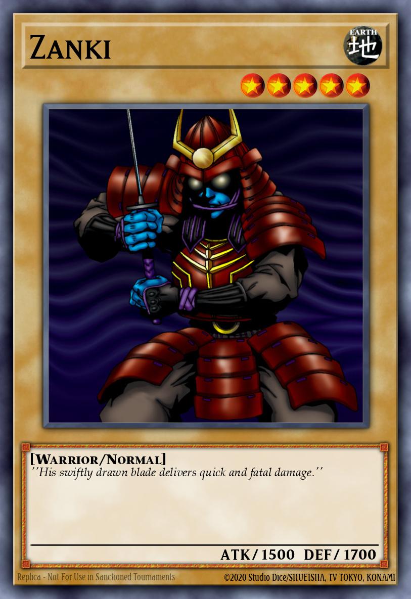 Zanki Yu-Gi-Oh card