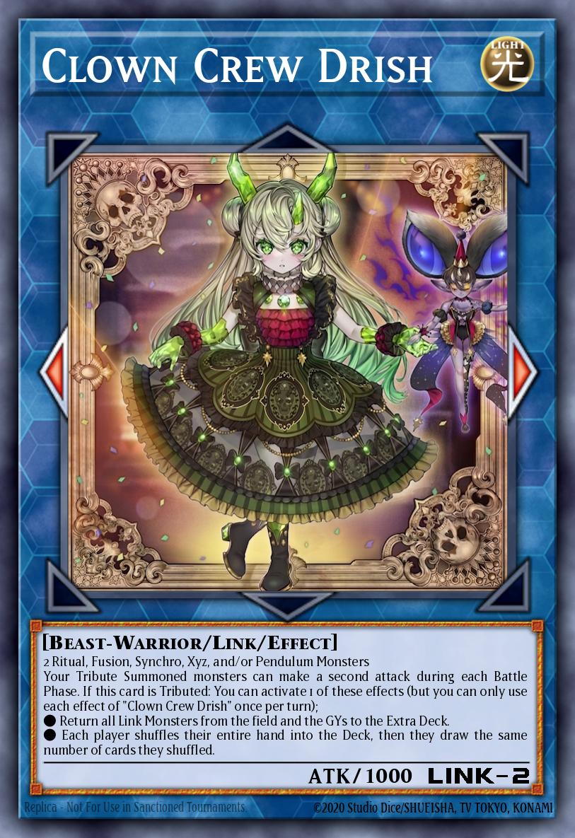Clown Crew Drish Yu-Gi-Oh card