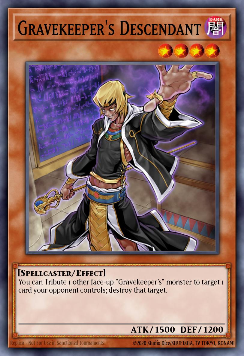 Gravekeeper's Descendant Yu-Gi-Oh card