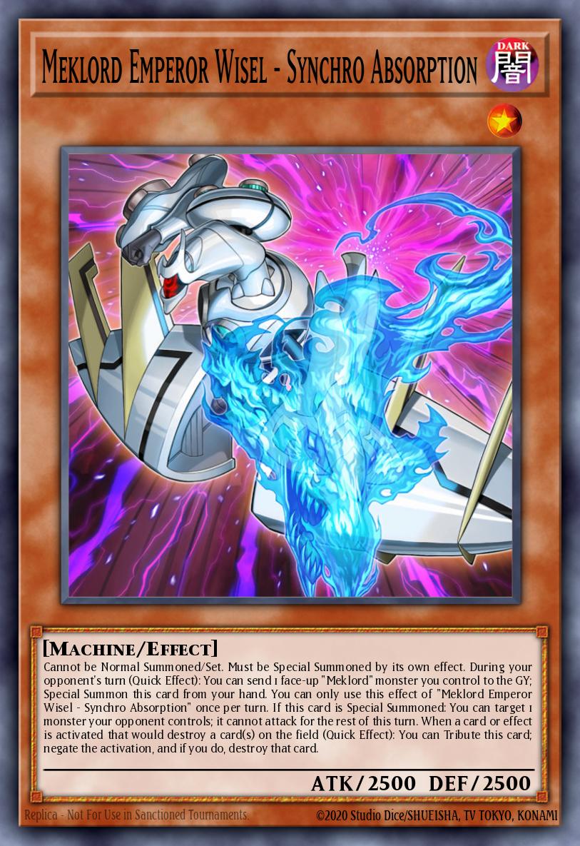 Meklord Emperor Wisel - Synchro Absorption Yu-Gi-Oh card