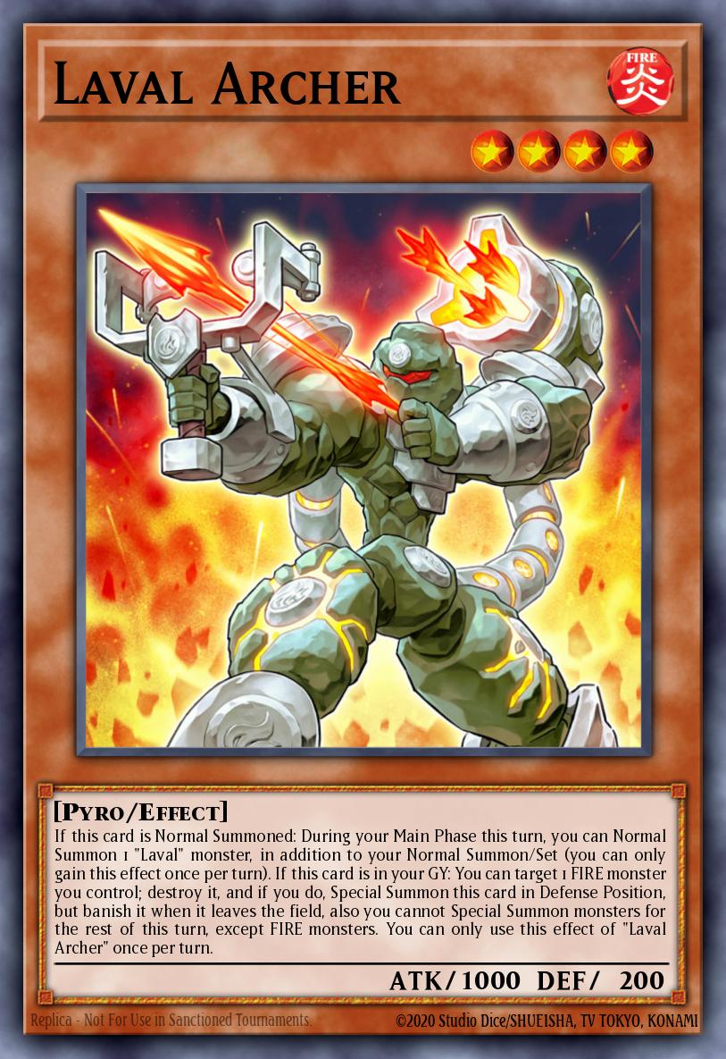 Laval Archer Yu-Gi-Oh card