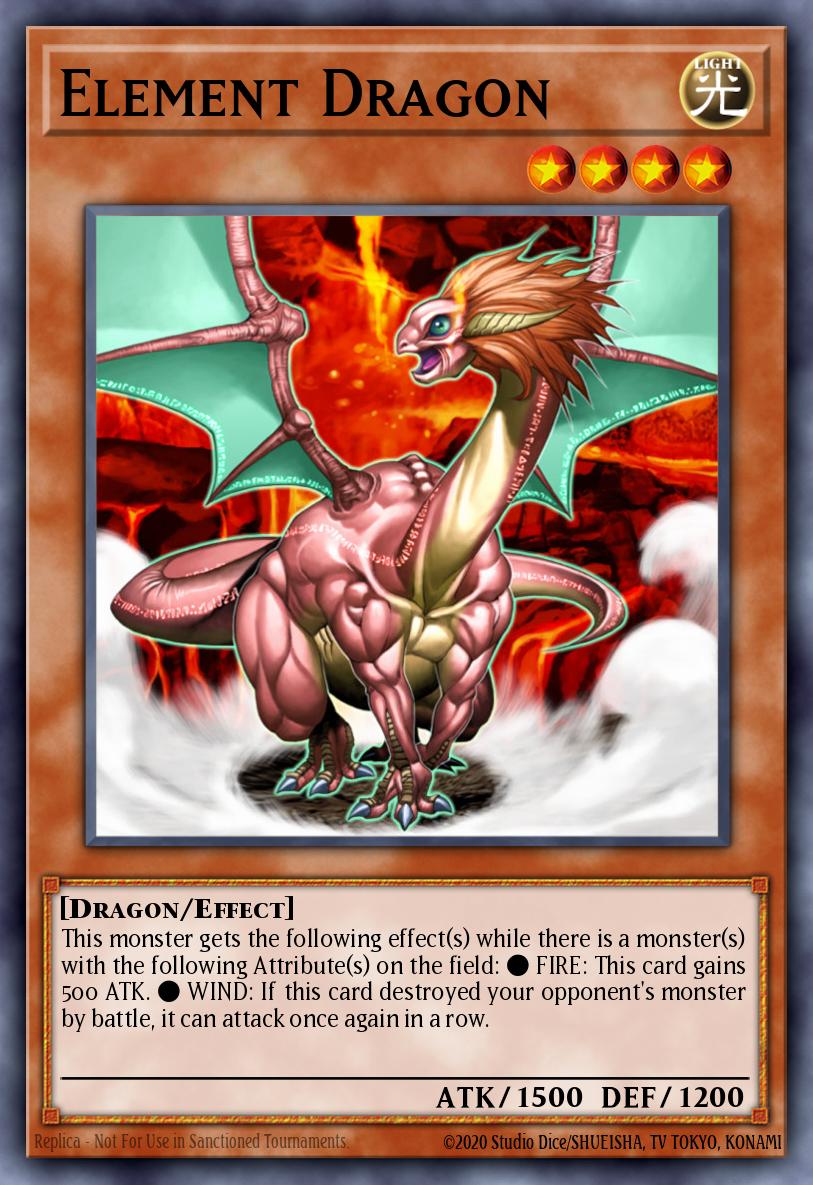 Element Dragon Yu-Gi-Oh card