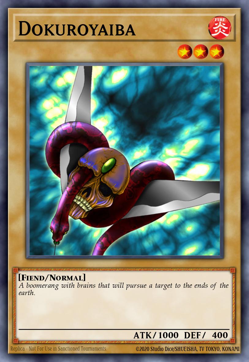 Dokuroyaiba Yu-Gi-Oh card