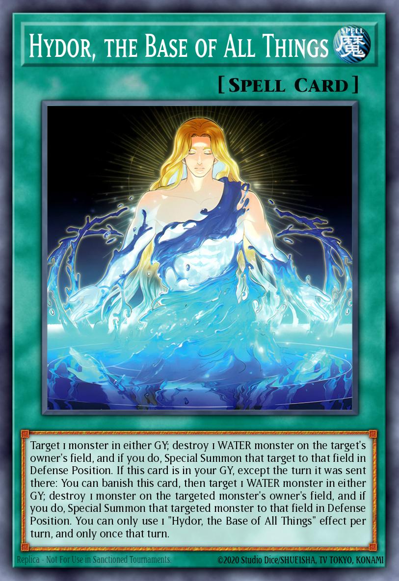 Hydor, the Base of All Things Yu-Gi-Oh card