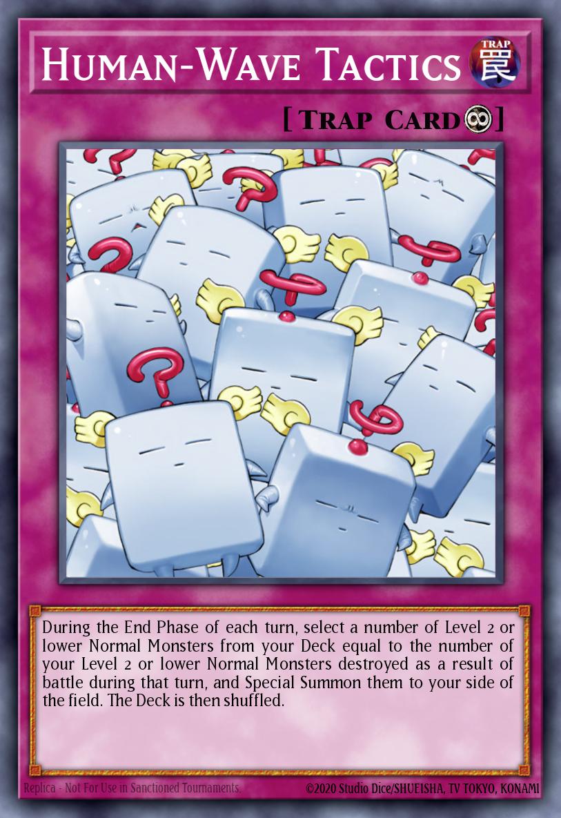 Human-Wave Tactics Yu-Gi-Oh card