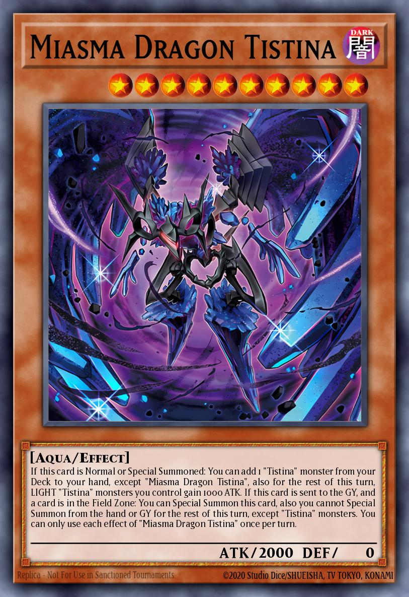 Miasma Dragon Tistina Yu-Gi-Oh card