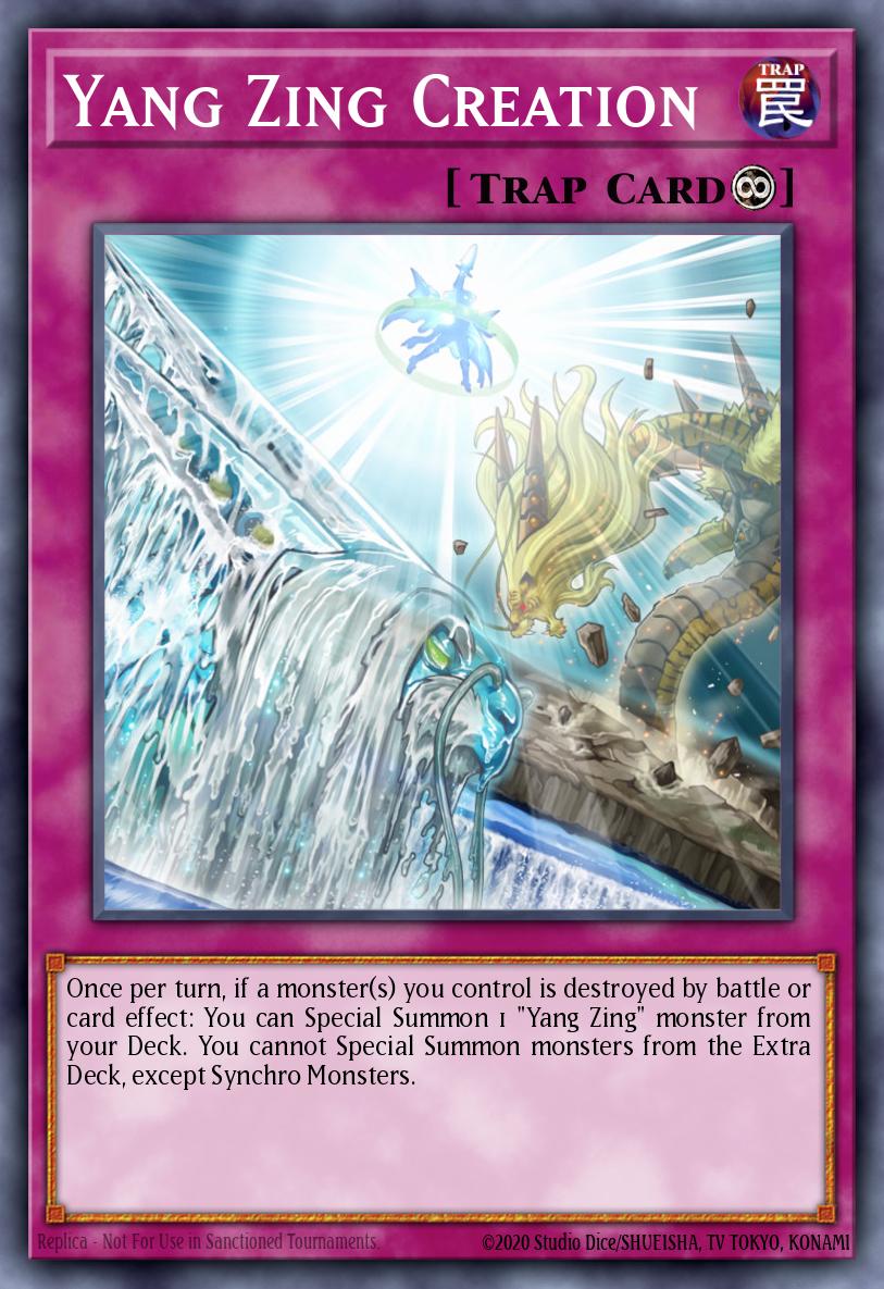 Yang Zing Creation Yu-Gi-Oh card