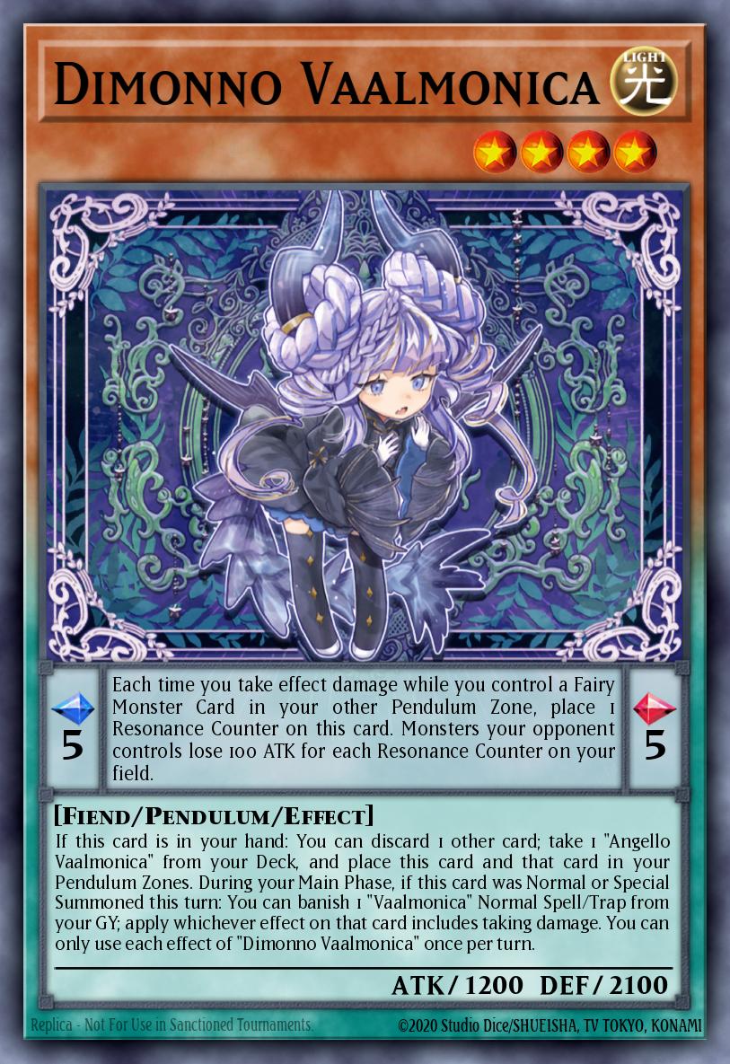 Dimonno Vaalmonica Yu-Gi-Oh card