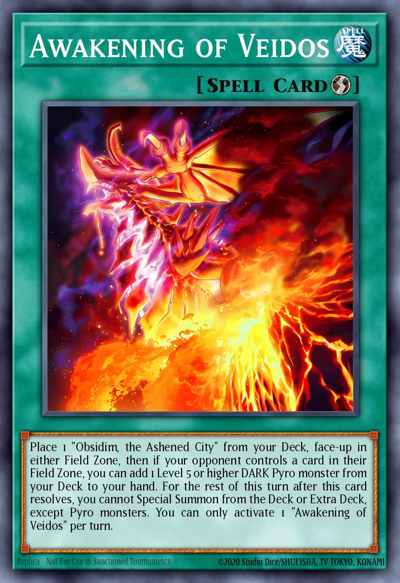 Awakening of Veidos Yu-Gi-Oh card