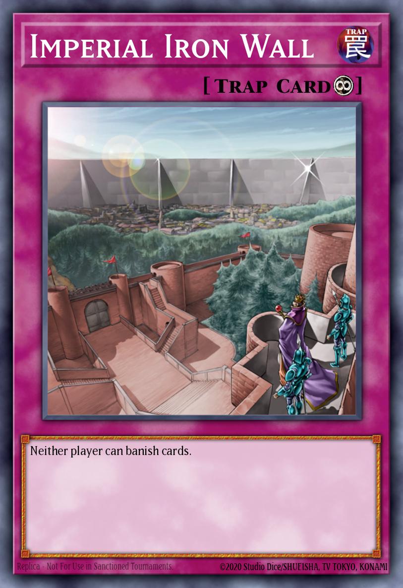 Imperial Iron Wall Yu-Gi-Oh card