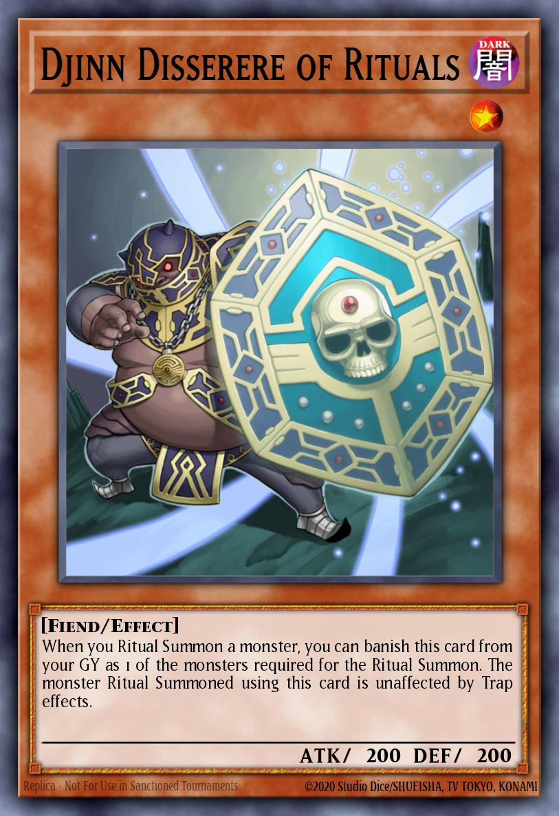 Djinn Disserere of Rituals Yu-Gi-Oh card