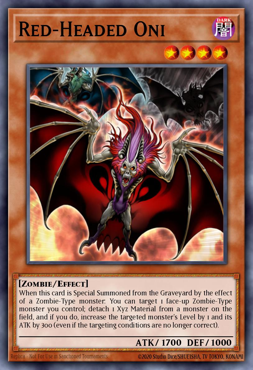 Red-Headed Oni Yu-Gi-Oh card