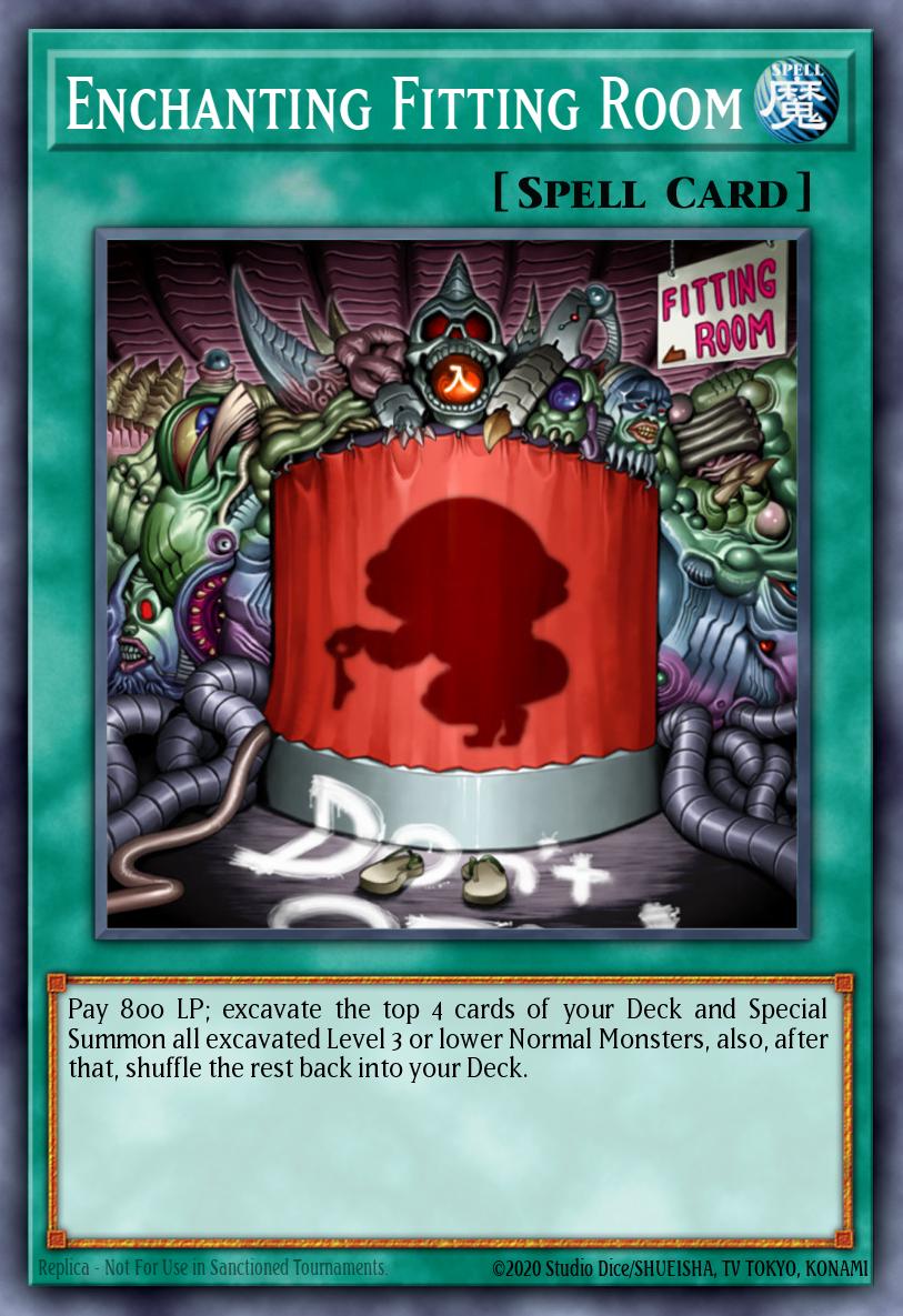 Enchanting Fitting Room Yu-Gi-Oh card