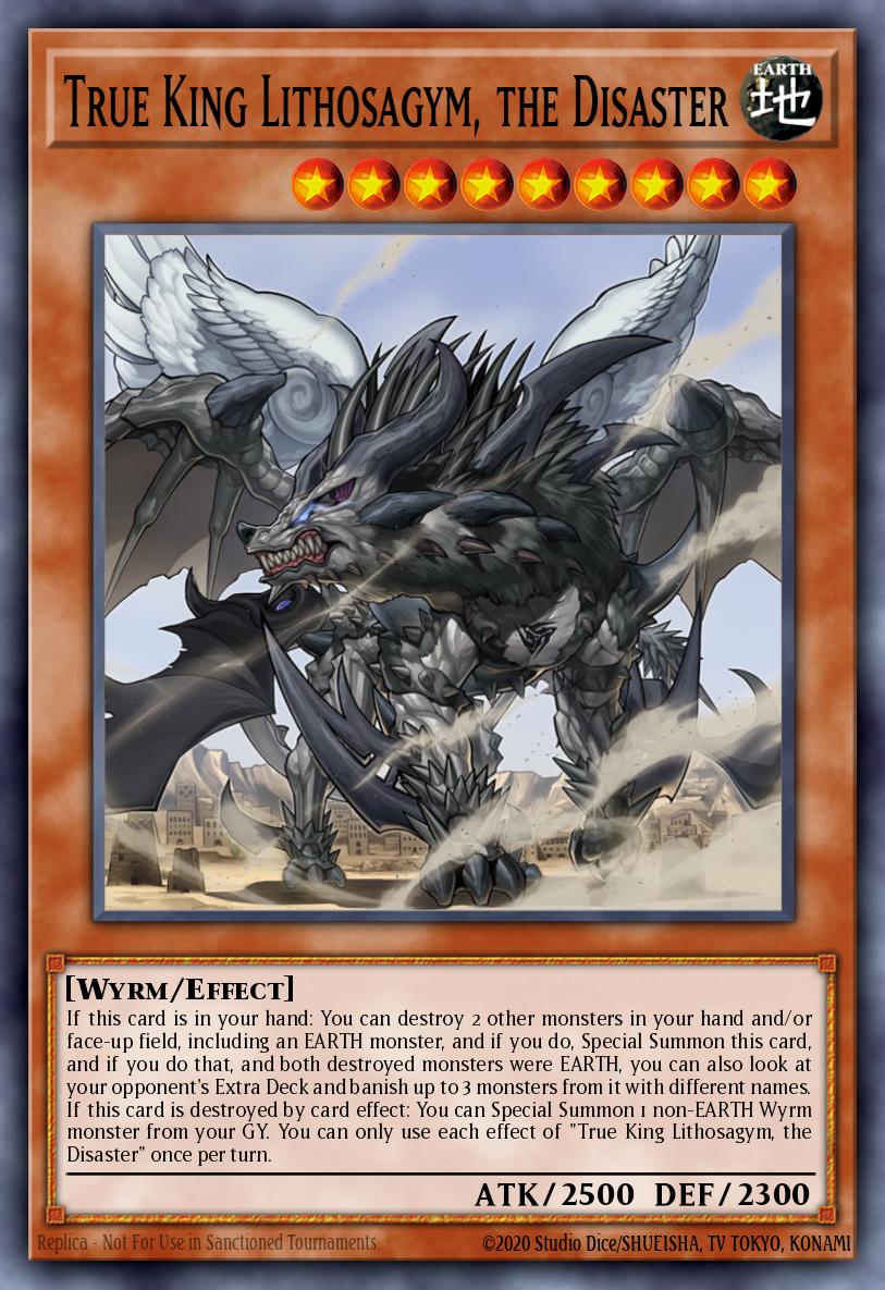 True King Lithosagym, the Disaster Yu-Gi-Oh card