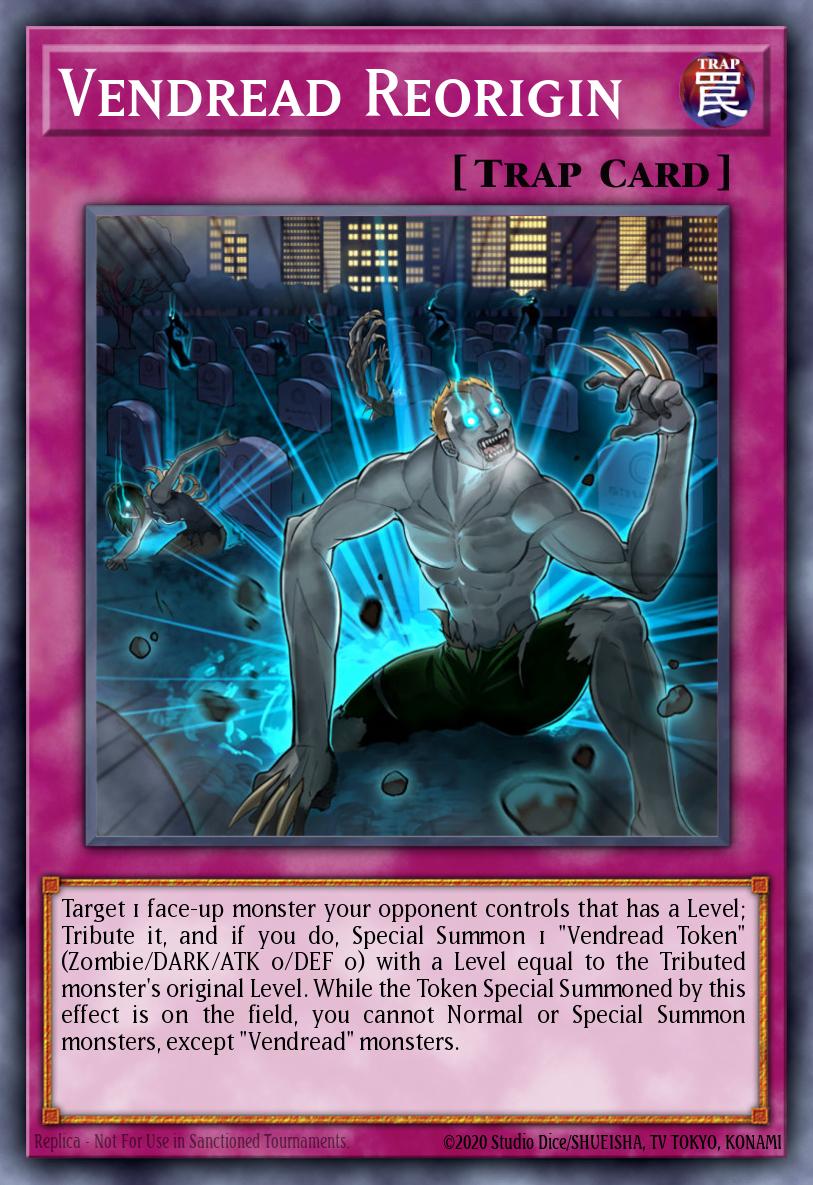 Vendread Reorigin Yu-Gi-Oh card
