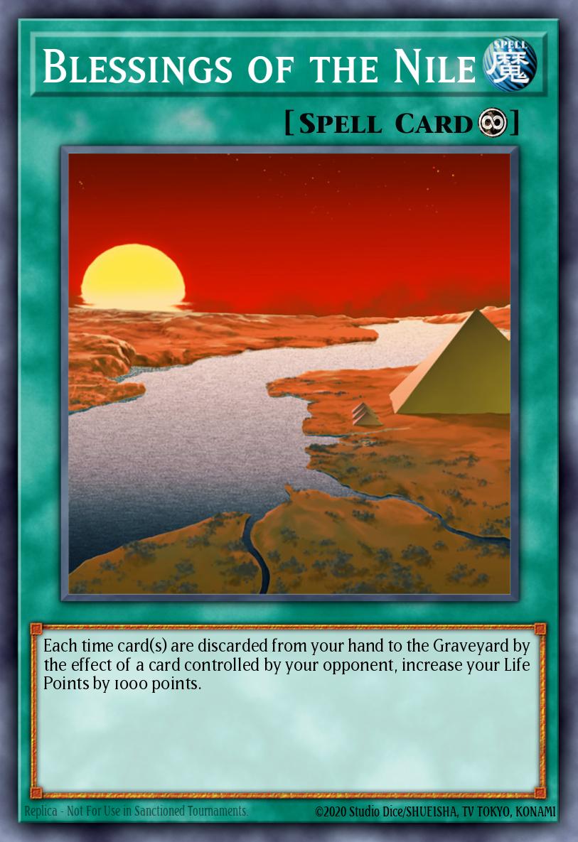 Blessings of the Nile Yu-Gi-Oh card
