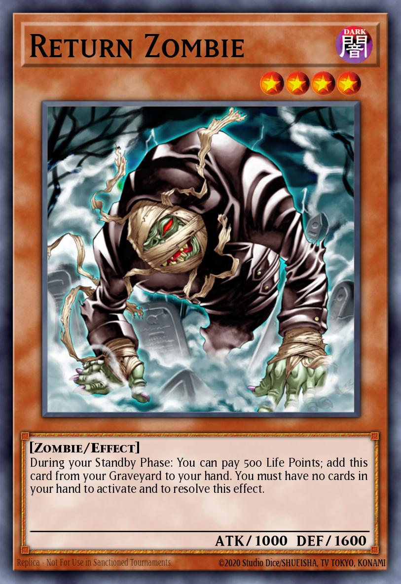 Return Zombie Yu-Gi-Oh card