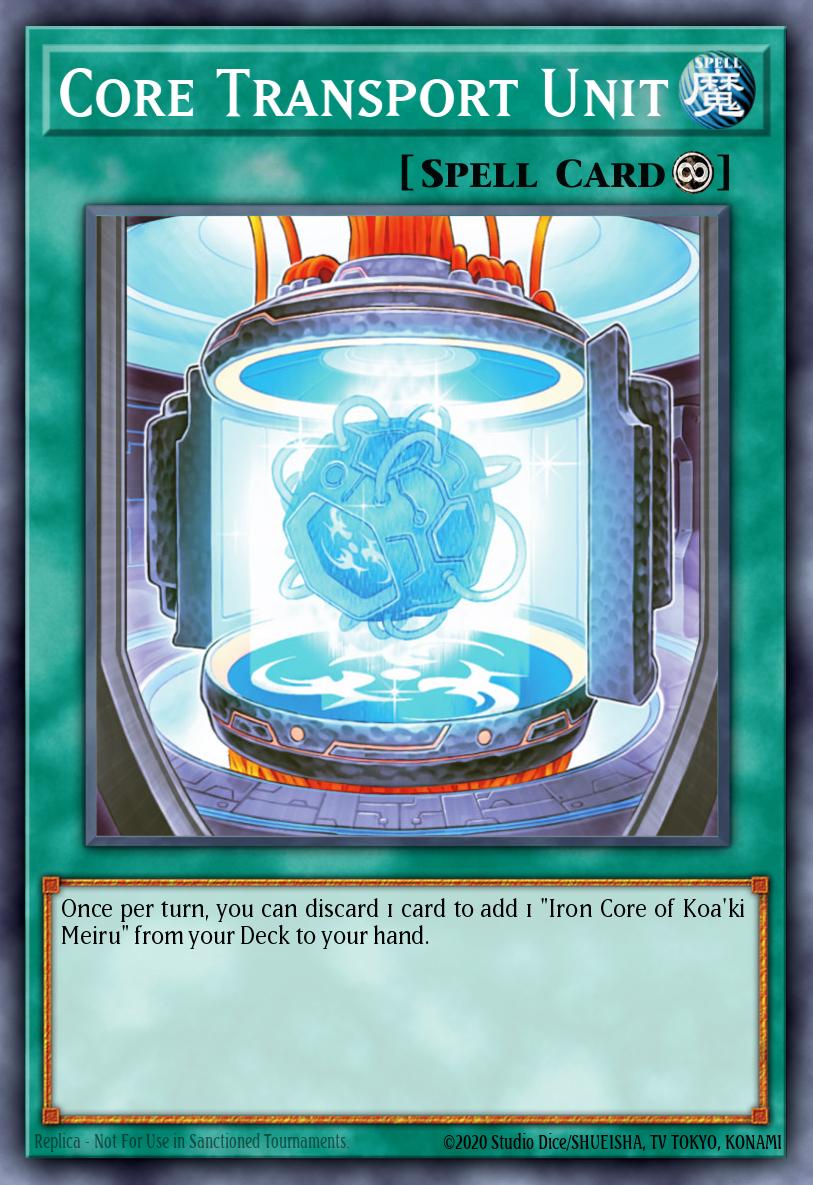 Core Transport Unit Yu-Gi-Oh card