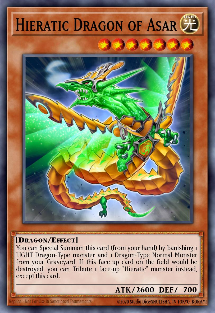 Hieratic Dragon of Asar Yu-Gi-Oh card