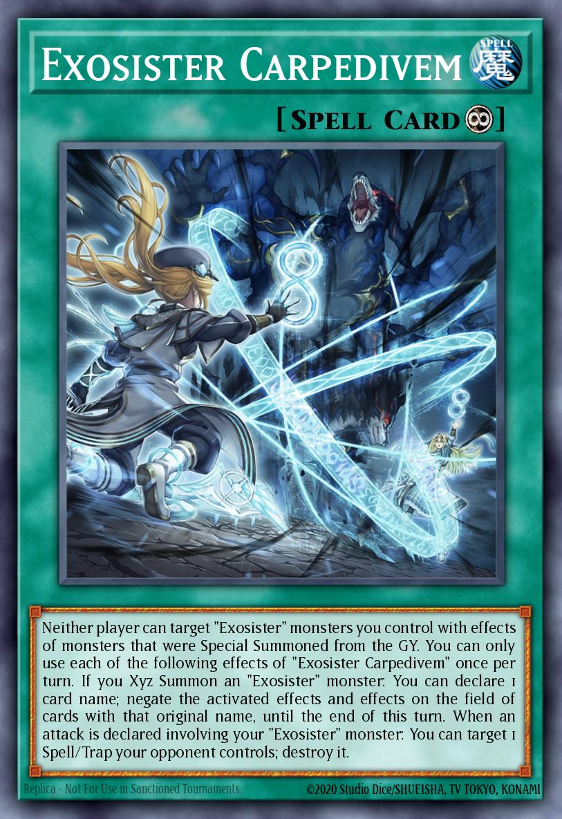 Exosister Carpedivem Yu-Gi-Oh card