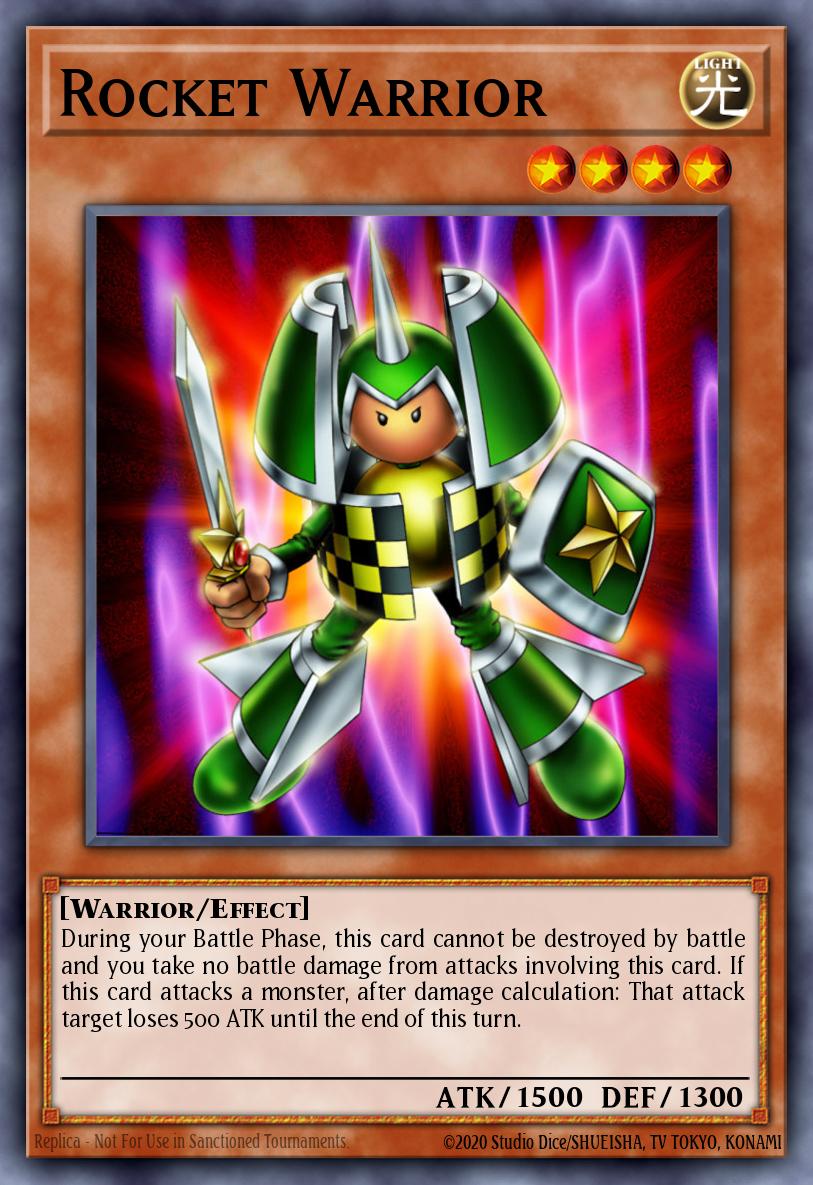 Rocket Warrior Yu-Gi-Oh card