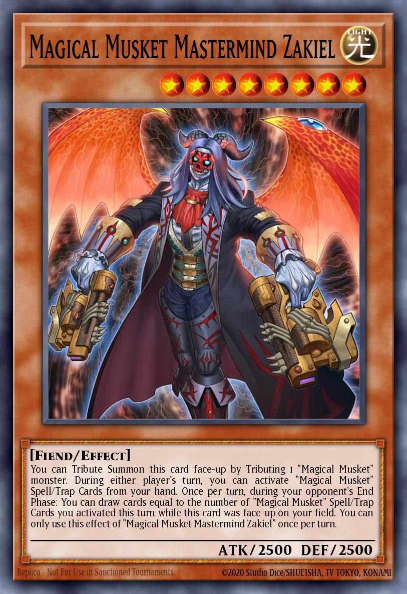 Magical Musket Mastermind Zakiel Yu-Gi-Oh card