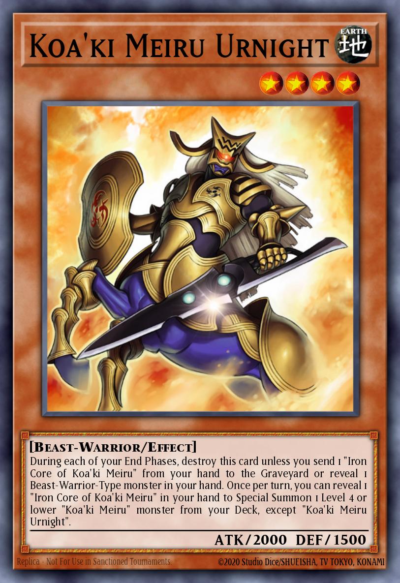Koa'ki Meiru Urnight Yu-Gi-Oh card