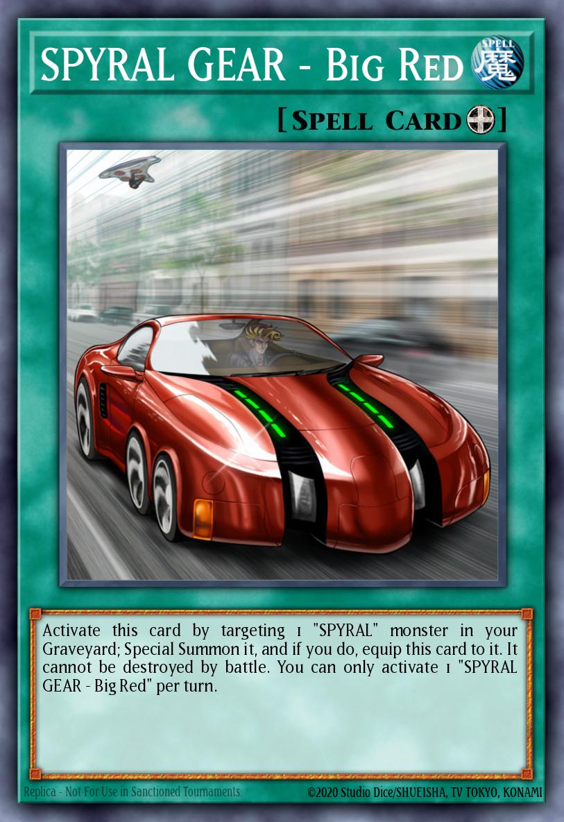 SPYRAL GEAR - Big Red Yu-Gi-Oh card