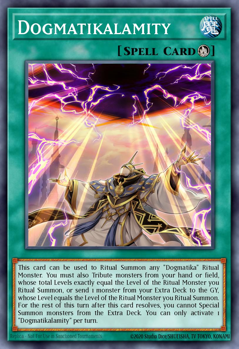 Dogmatikalamity Yu-Gi-Oh card