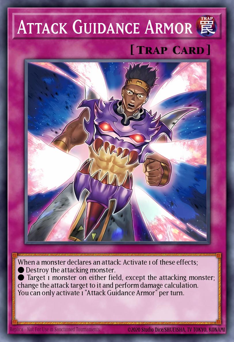 Attack Guidance Armor Yu-Gi-Oh card