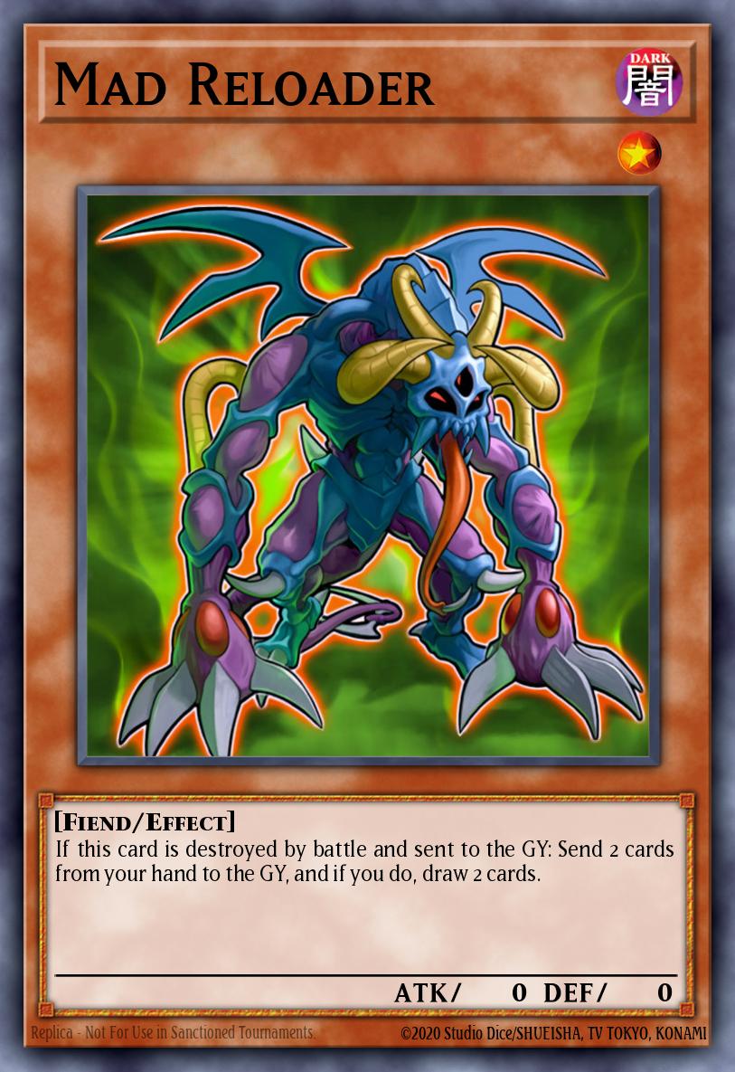 Mad Reloader Yu-Gi-Oh card