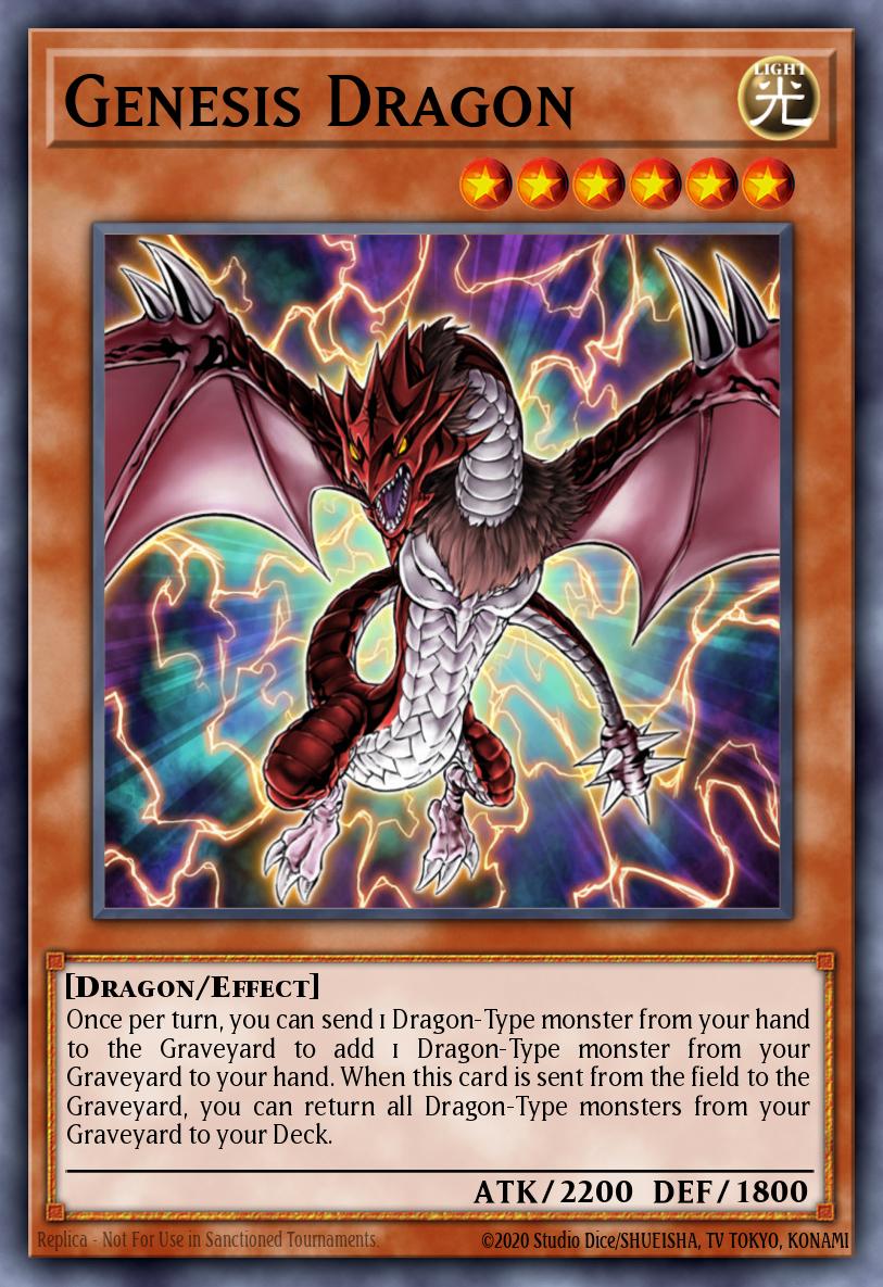 Genesis Dragon Yu-Gi-Oh card