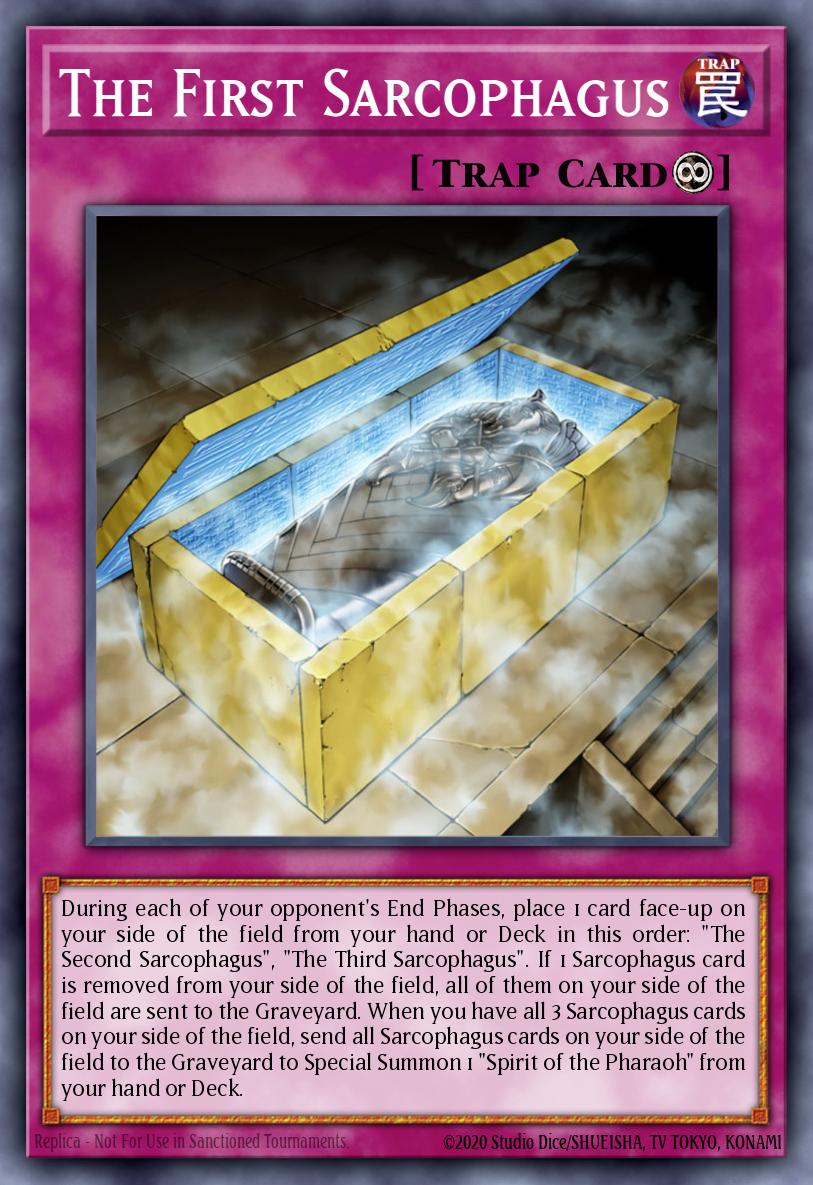 The First Sarcophagus Yu-Gi-Oh card