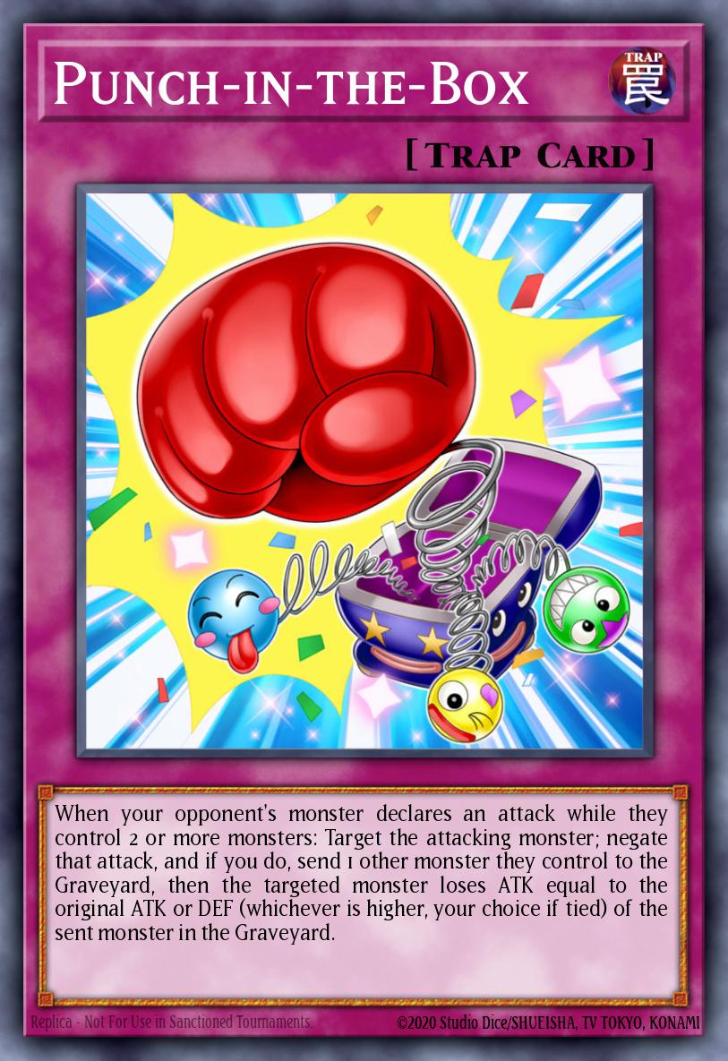 Punch-in-the-Box Yu-Gi-Oh card