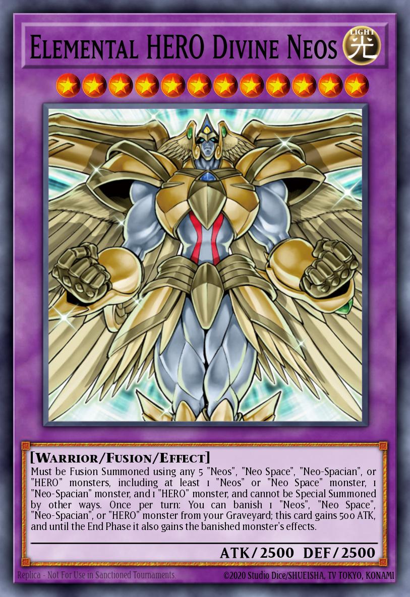 Elemental HERO Divine Neos Yu-Gi-Oh card