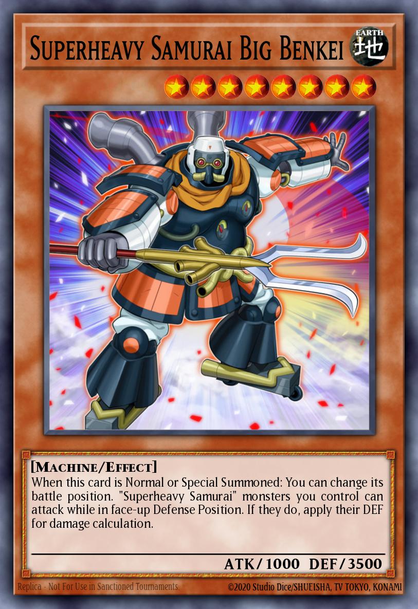 Superheavy Samurai Big Benkei Yu-Gi-Oh card