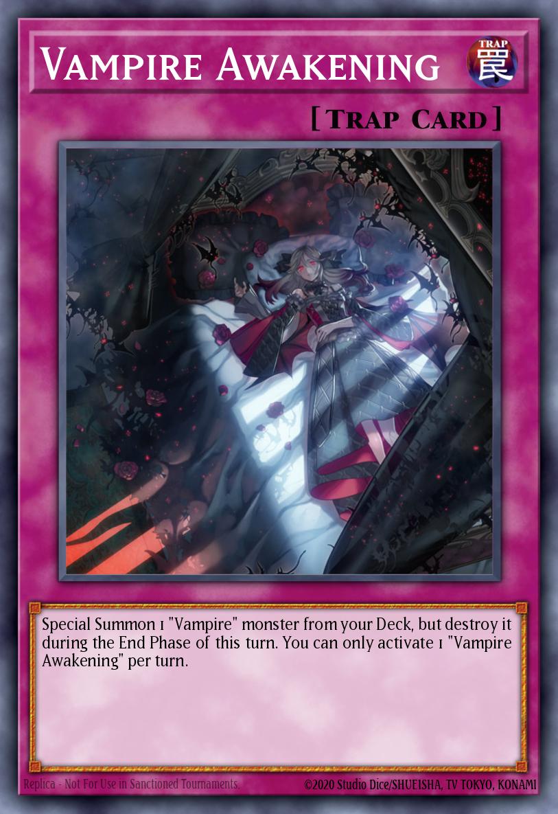 Vampire Awakening Yu-Gi-Oh card