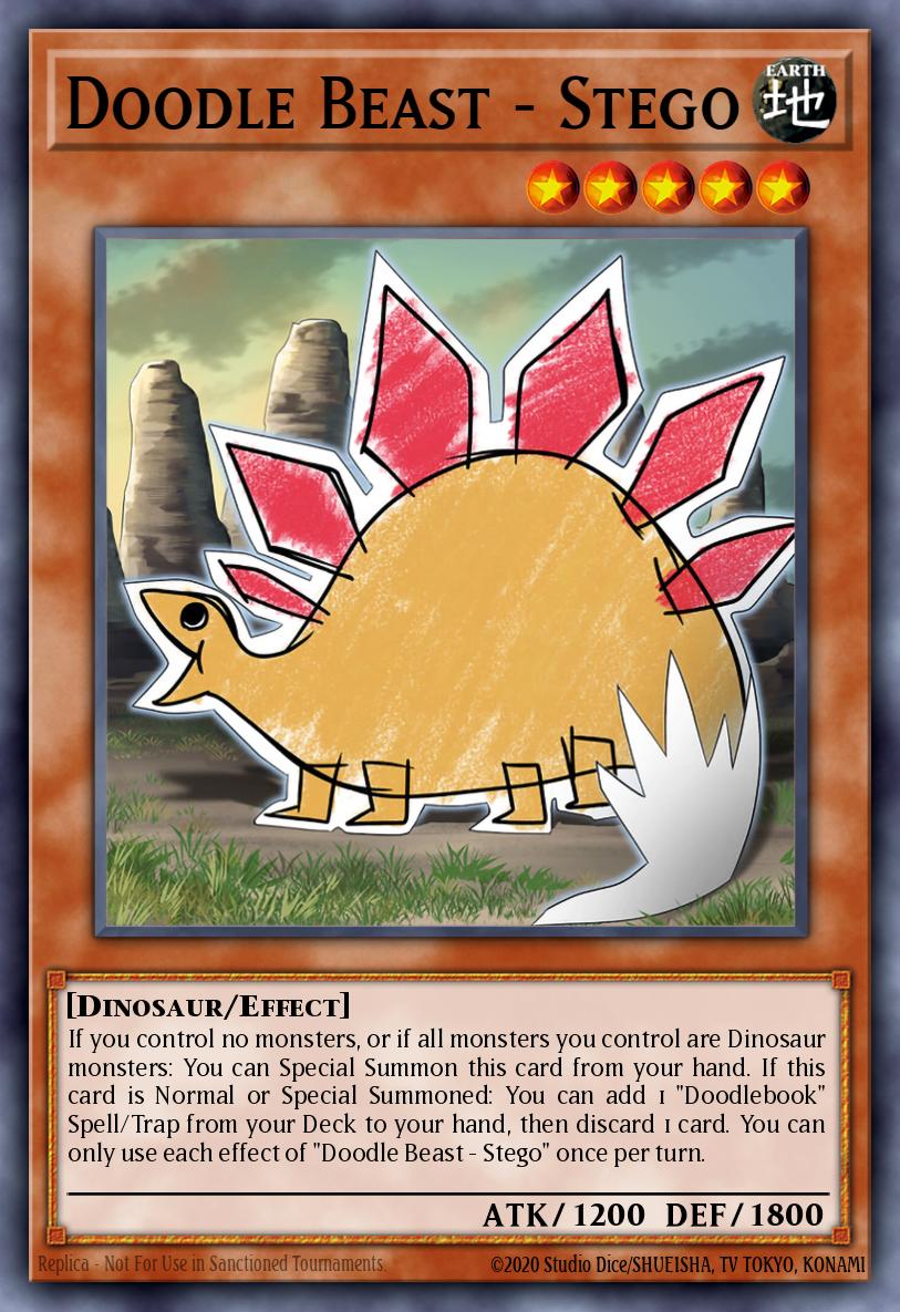 Doodle Beast - Stego Yu-Gi-Oh card