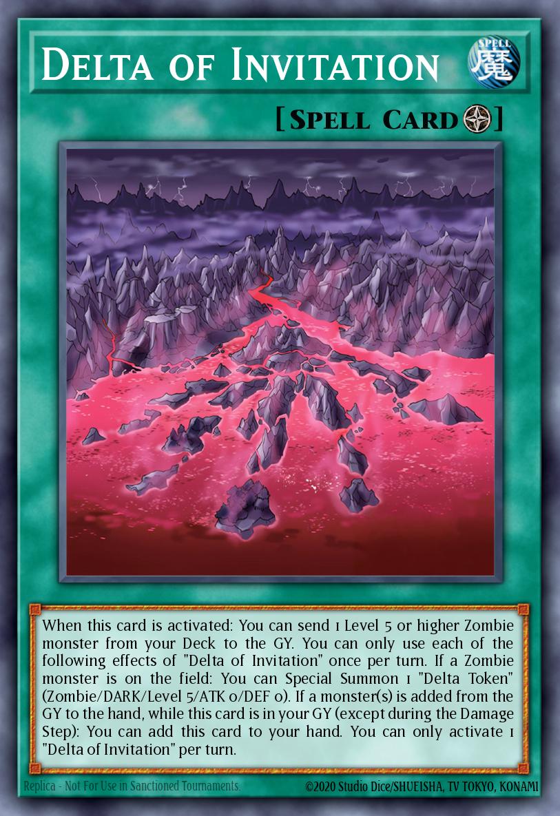 Delta of Invitation Yu-Gi-Oh card
