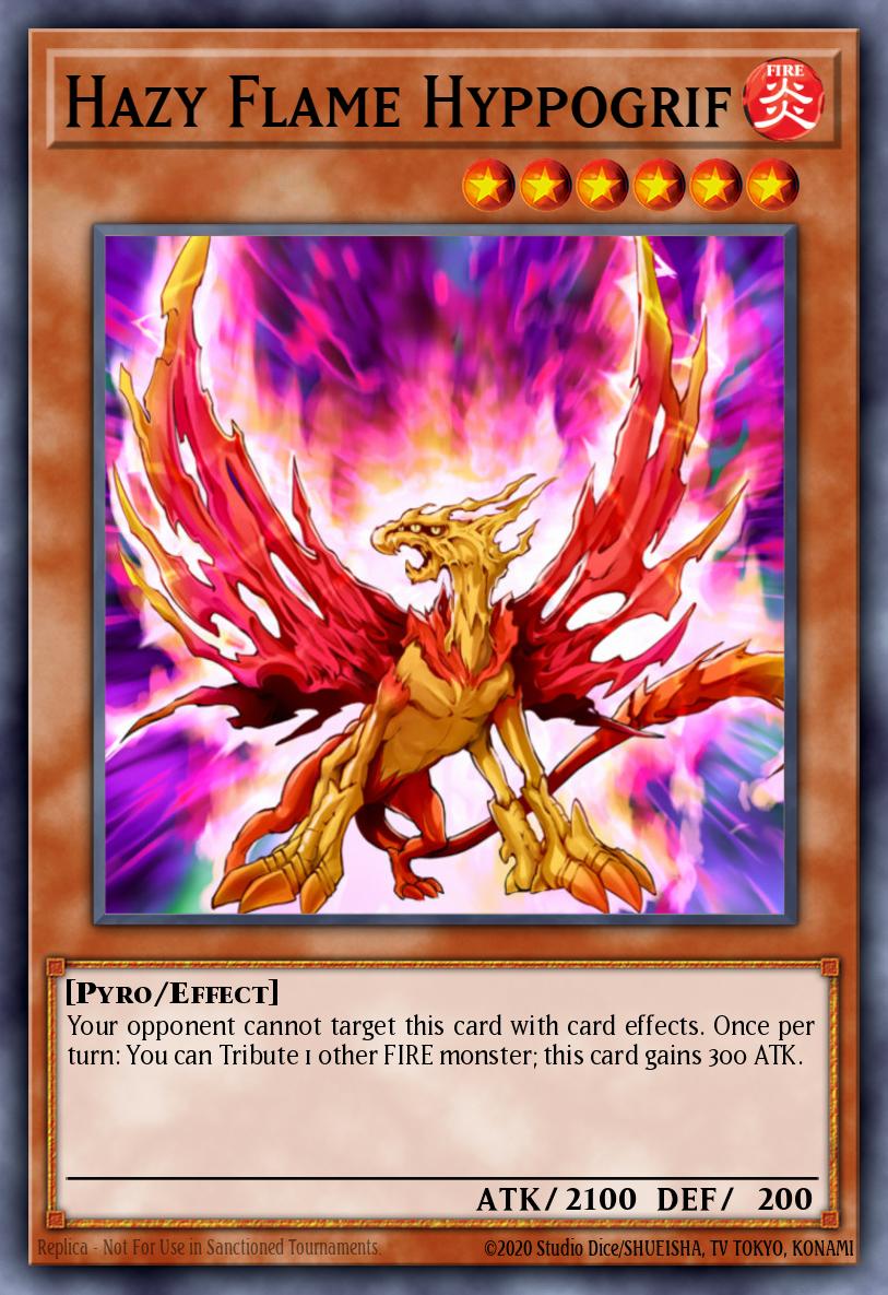 Hazy Flame Hyppogrif Yu-Gi-Oh card