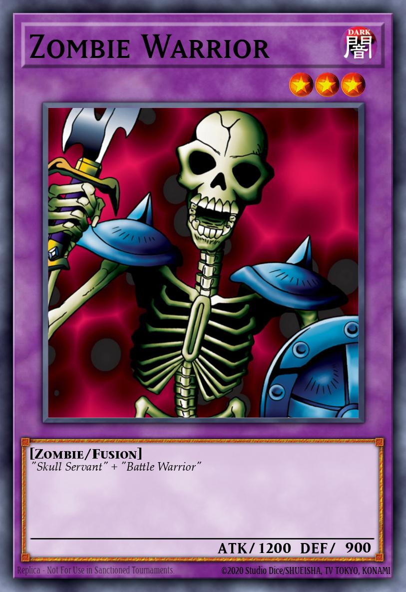 Zombie Warrior Yu-Gi-Oh card