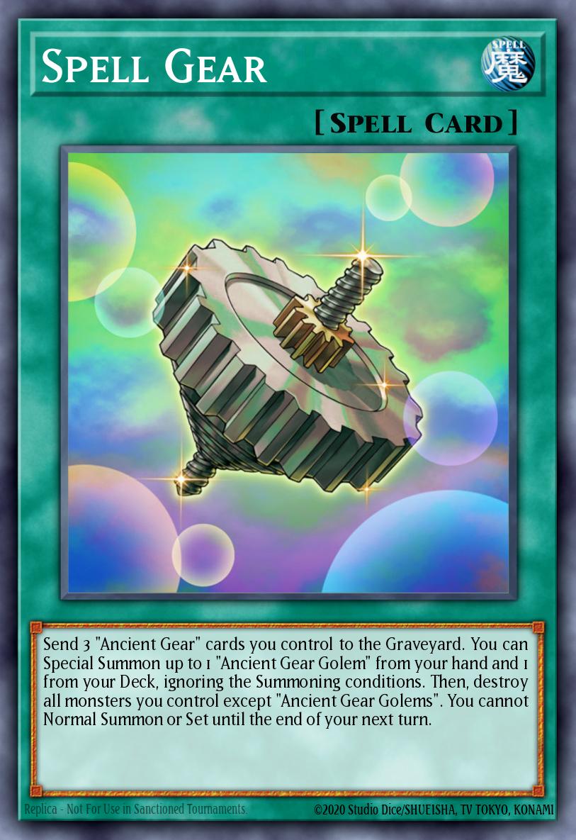 Spell Gear Yu-Gi-Oh card