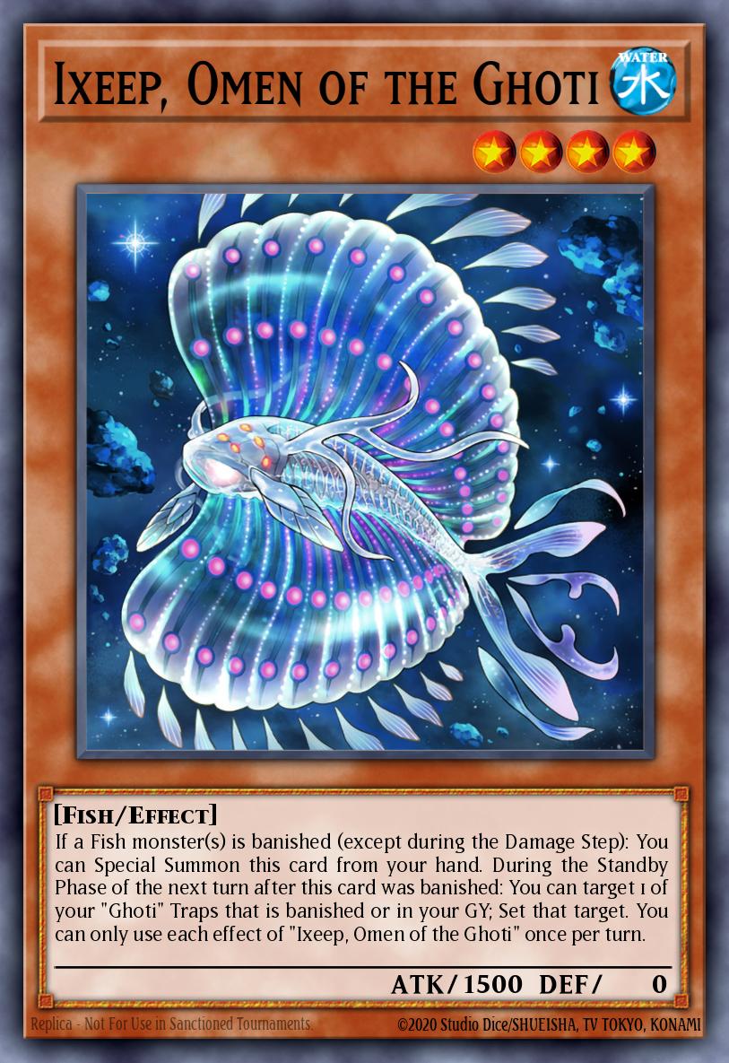 Ixeep, Omen of the Ghoti Yu-Gi-Oh card