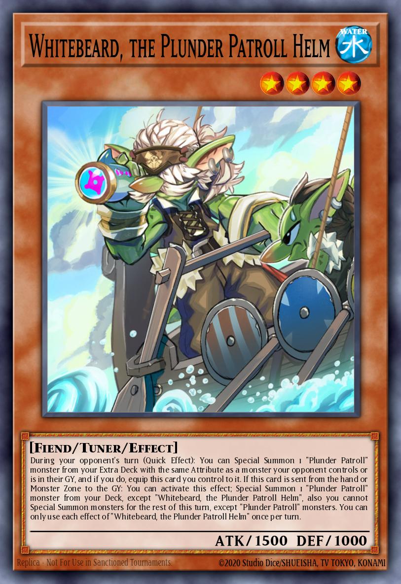 Whitebeard, the Plunder Patroll Helm Yu-Gi-Oh card