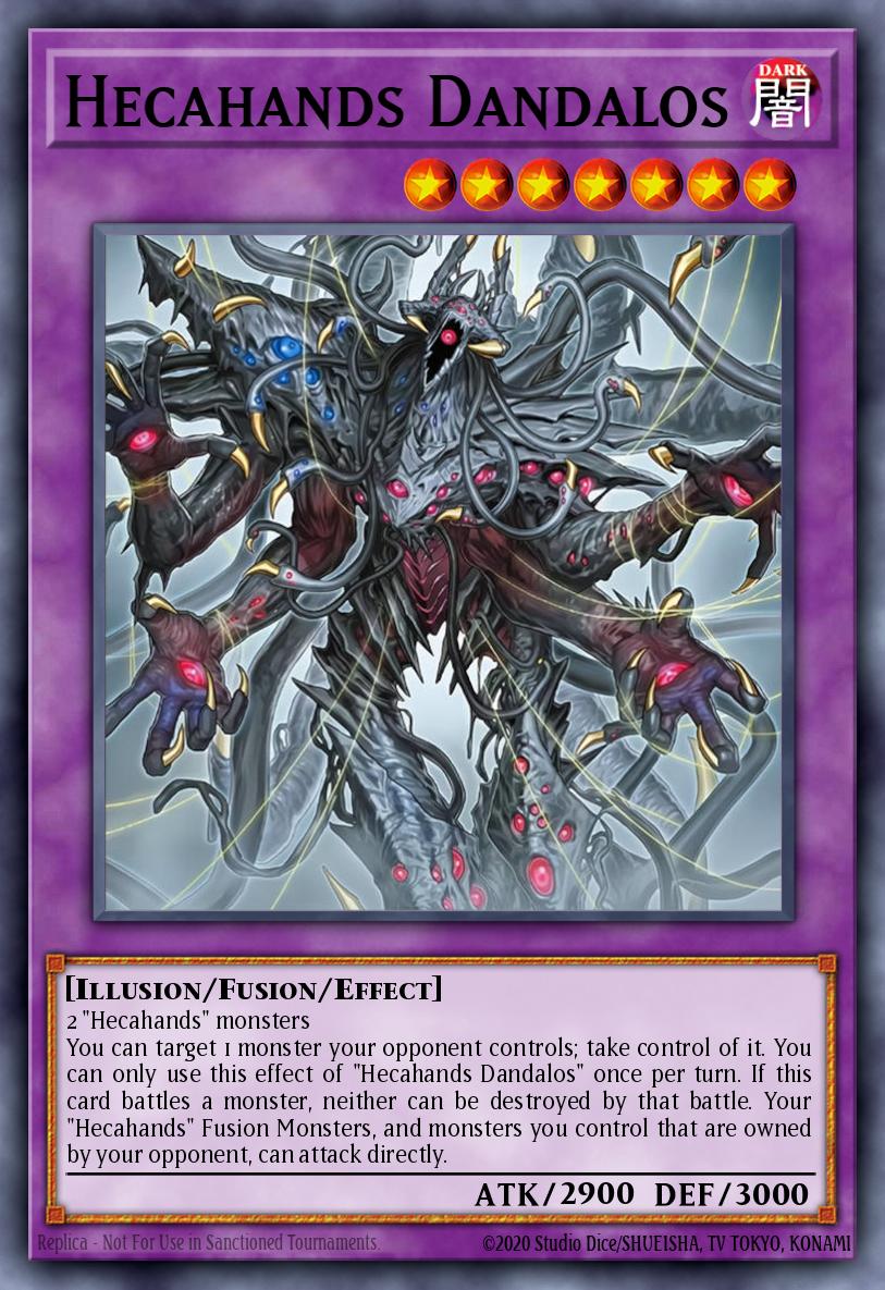 Hecahands Dandalos Yu-Gi-Oh card